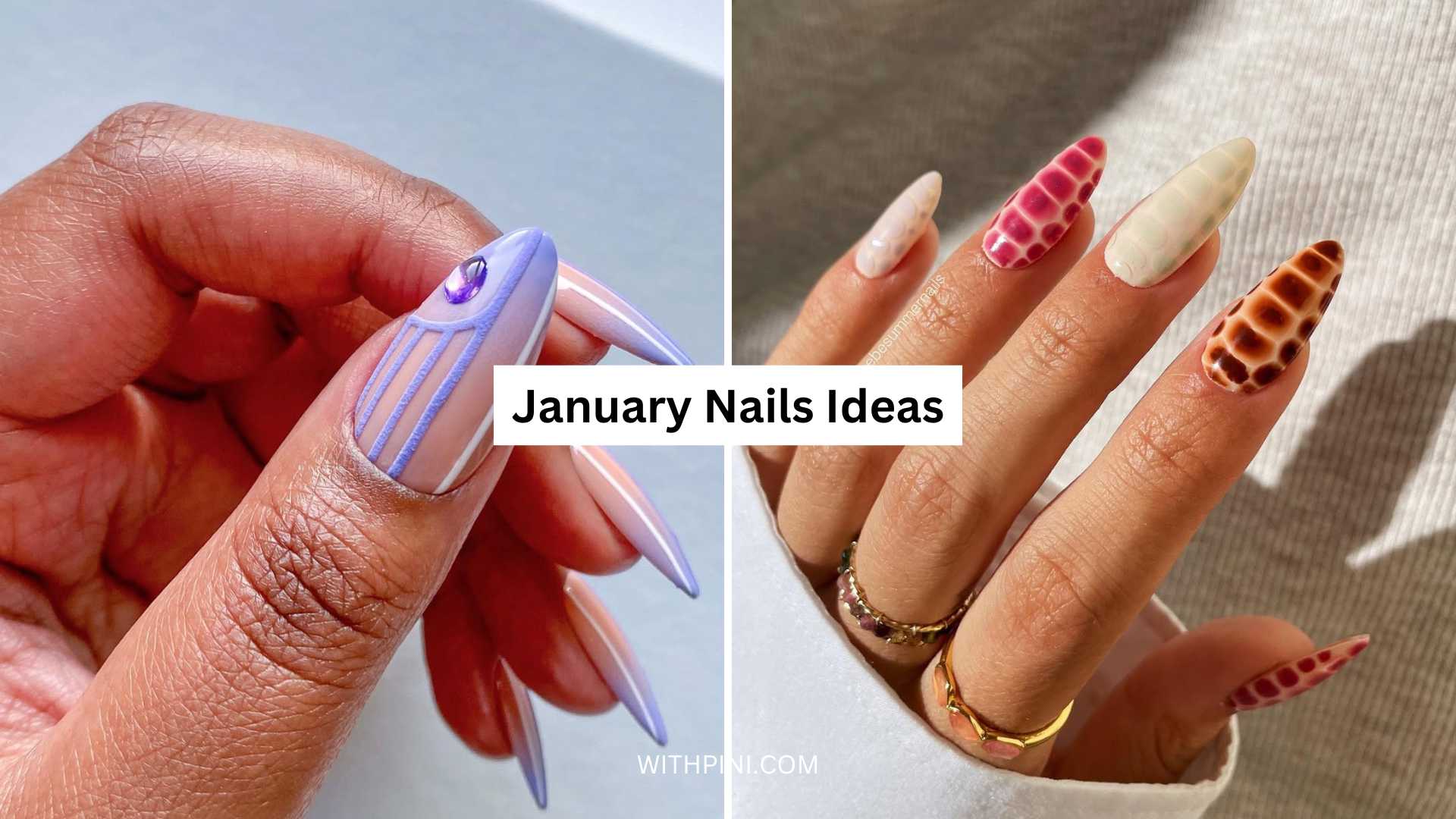 30+ January Nails Ideas to Start the Year in Style